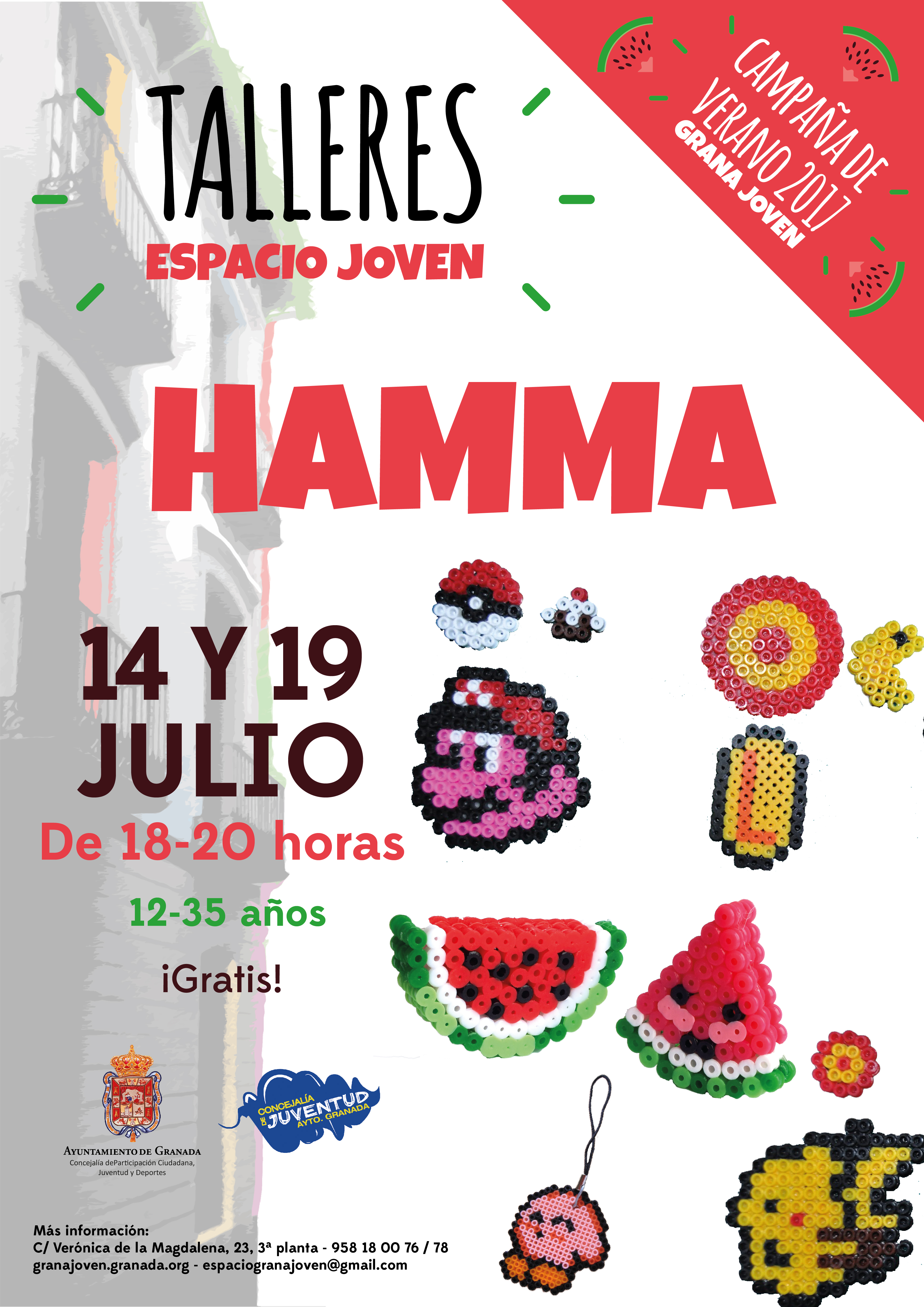 Verano Espacio Joven. Taller de Hamma